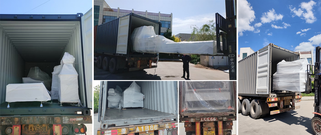 CNC glass cutting table with loading arm Factory delivery