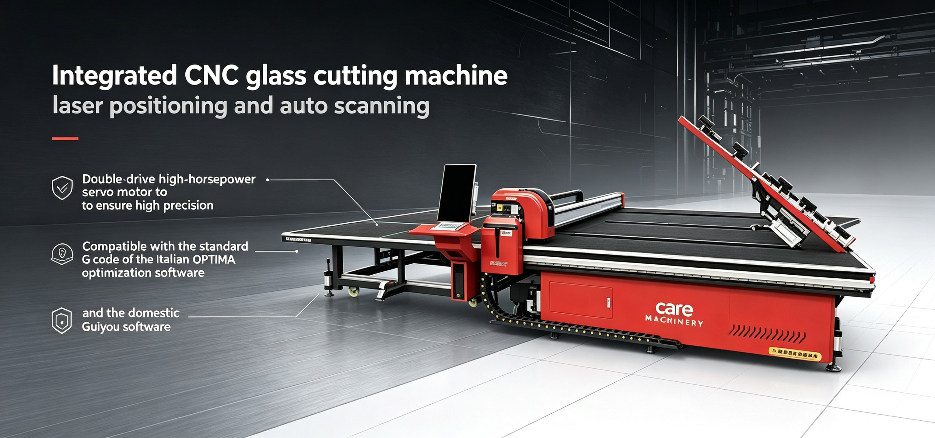 CNC glass cutting machine