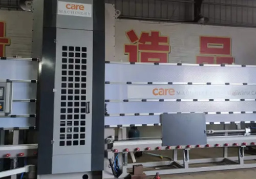 Vertical glass milling and drilling machine