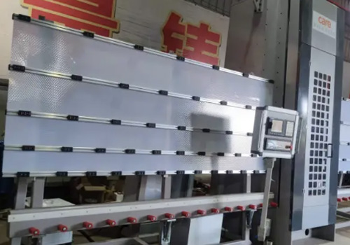 Vertical glass milling and drilling machine
