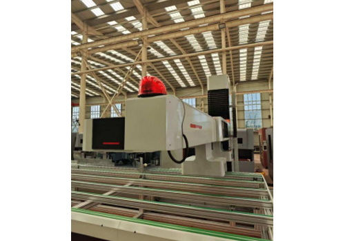 pvc window welding and corner cleaning line