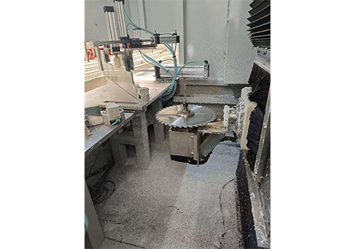 pvc window welding and corner cleaning line
